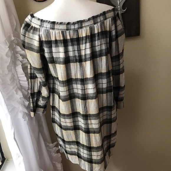 zara wool blend off shoulder dress - Picture 4 of 6